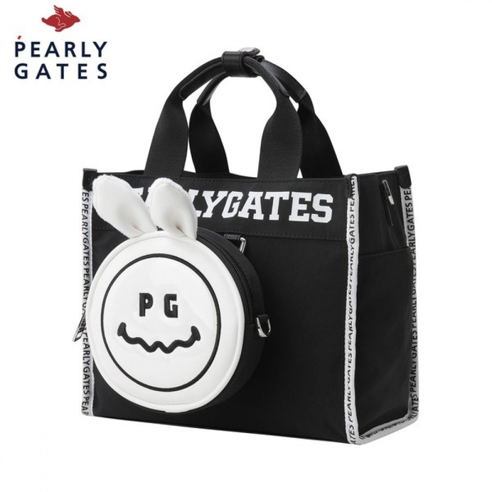 [Paris Gates] レディースロゴツーウェイバッグ&取り外し可能なバニーポーチ