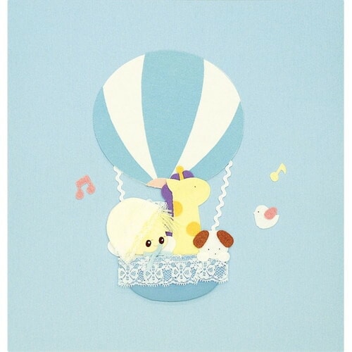 ナカバヤシ　フエルアルバム誕生用　スイートバルーン　ブルー　ｱ-QLB-516N-B