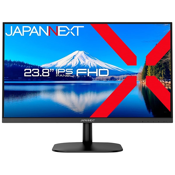 JAPANNEXT 液晶ディスプレイ 23.8型/1920×1080/HDMI×1VGA×1/ブラック/スピーカー有/1年保証