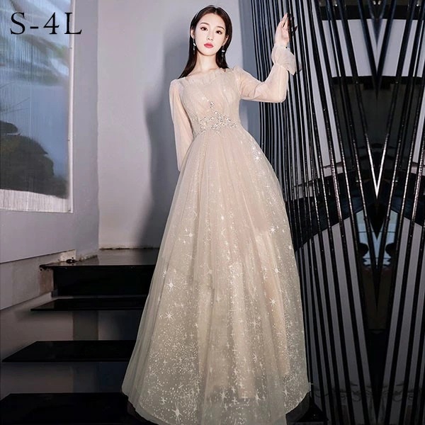 『目玉新商品』ドレス 大人 ピアノ 発表会 演奏会用ドレス ロングドレス 演奏会 イブニングドレス 結婚式 母親 ピアノ発表会 中学生 パーティードレス 発表会ドレス 高校生 コンクール ロング 大き