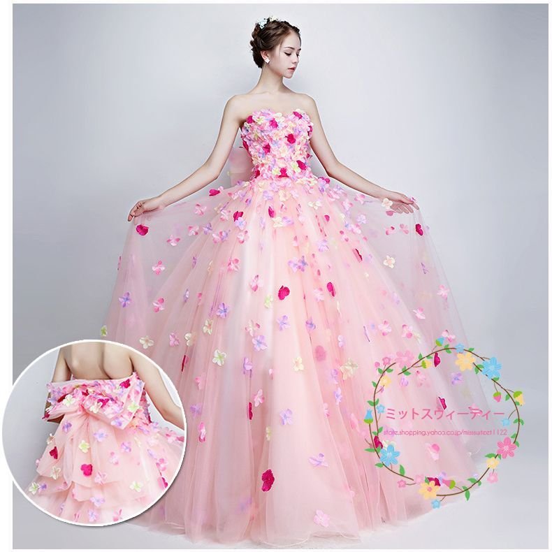 パーティードレス 結婚式 ビスチェ イブニングドレス 披露宴 ロングドレス コンサート かわいい カ