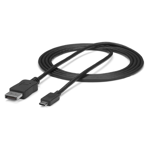 CDP2DPMM6B ブラック [USB Type-C-DisplayPort 変換ディスプレイアダプタケーブル 1.8m 4K/60Hz]