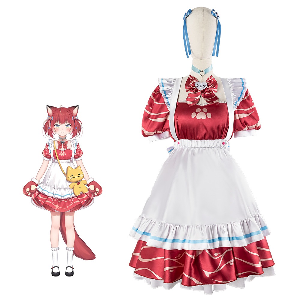 バーチャルYouTuber　Vtuber　コスプレ　赤見かるび　新衣装 コスプレ衣装