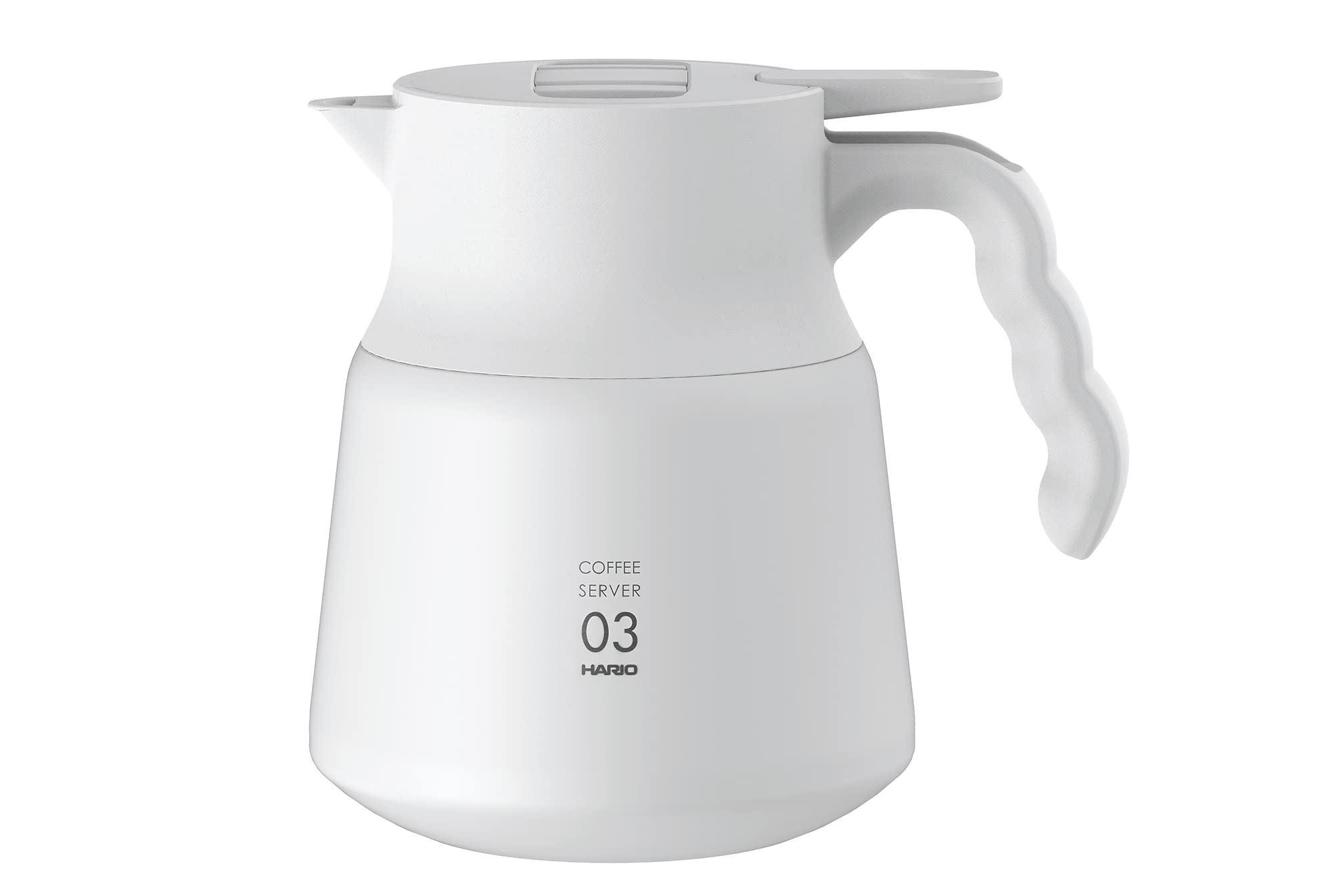 HARIO(ハリオ) Ｖ60 保温ステンレスサーバー PLUS 800 保存可能容量800ml ホワイト VHSN-80-W 4,644円