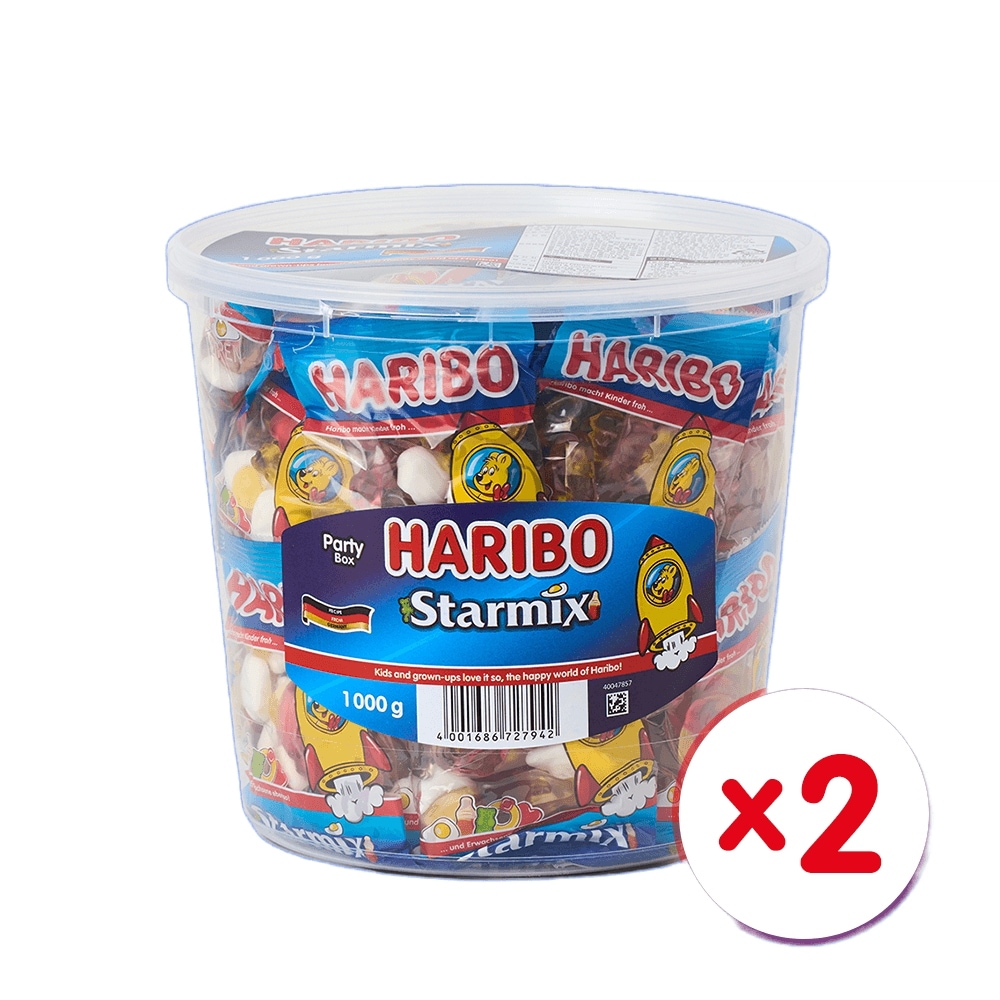 [ハリボー] スターミックス 1kg x 2個