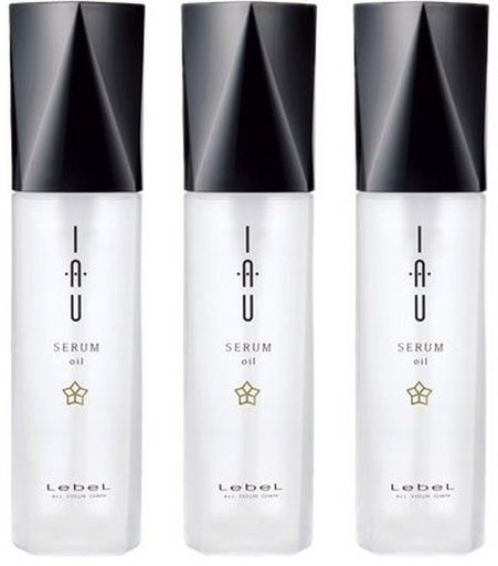 ルベル イオ ルベル イオ セラム オイル 100ML ×3個セット 洗い流さない トリートメント 根元から素直な髪に シリコーンフリー LEBEL IAU SERUM 白 100ML×3