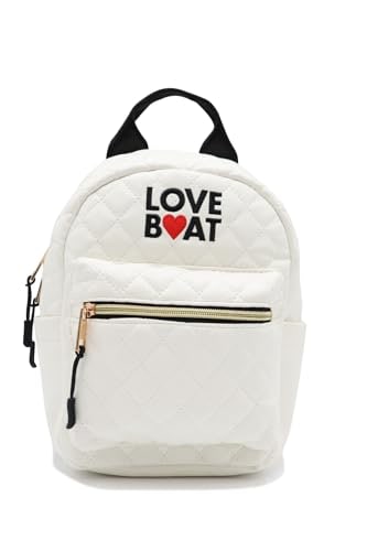 [ラブボート] リュック キルトミニリュック レディース LB-MBBK12 ホワイト 縦:26cm 横:19cm マチ:10cm