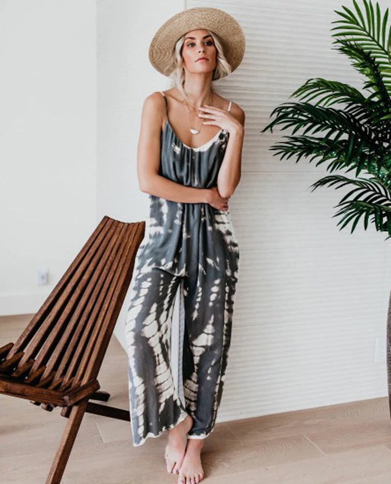 ワイドパンツ 袖なし ノースリーブ 襟なし ワイド 薄手 大人可愛い きれいめ シンプル カジュアル 大人 上品 おしゃれ お洒落 かっこいい アジアン エスニック エキゾチック こなれ感 ラフ