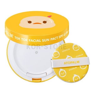 トクトク フェイシャル サンパクト SPF43 PA+++ 幼児日焼け止め 15g