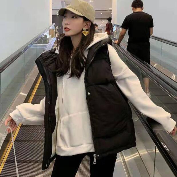 秋冬新品ダウンベストレディースアウター中綿入り防寒着あたっか 軽量ダウンコートダウンジャケット0630%までに制限