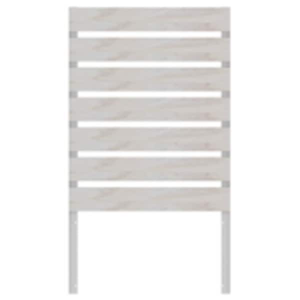 旭興進 aks35189 エクスプラスタイリッシュフェンス分割型1580 ホワイトオーク(WK) メーカー直送