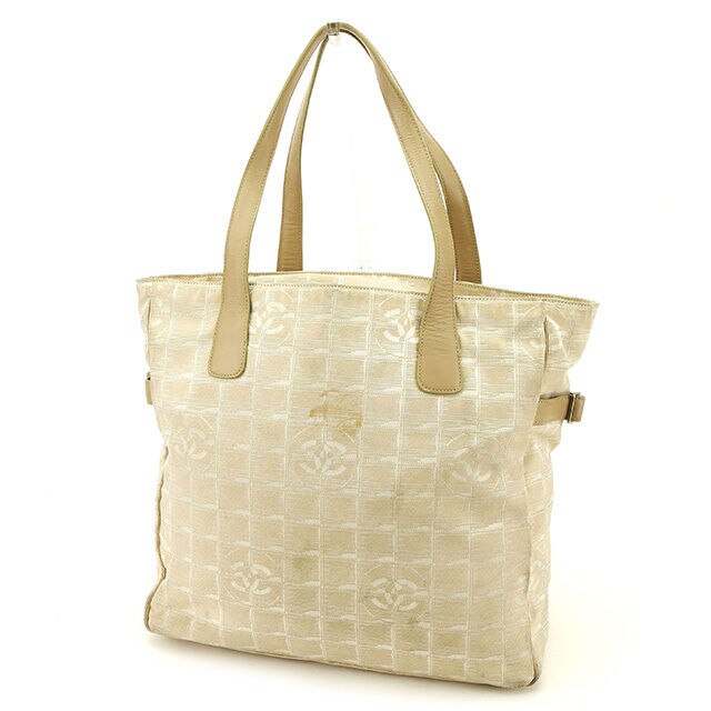 トートバッグ /ショルダーバッグ ニュートラベルライン /ニュートラベルライントートGM ベージュ 中古