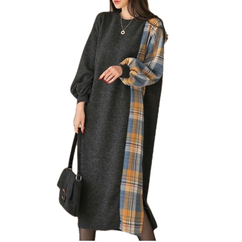 デュポン 表 起毛 チェック 配色 ボクシーフィット