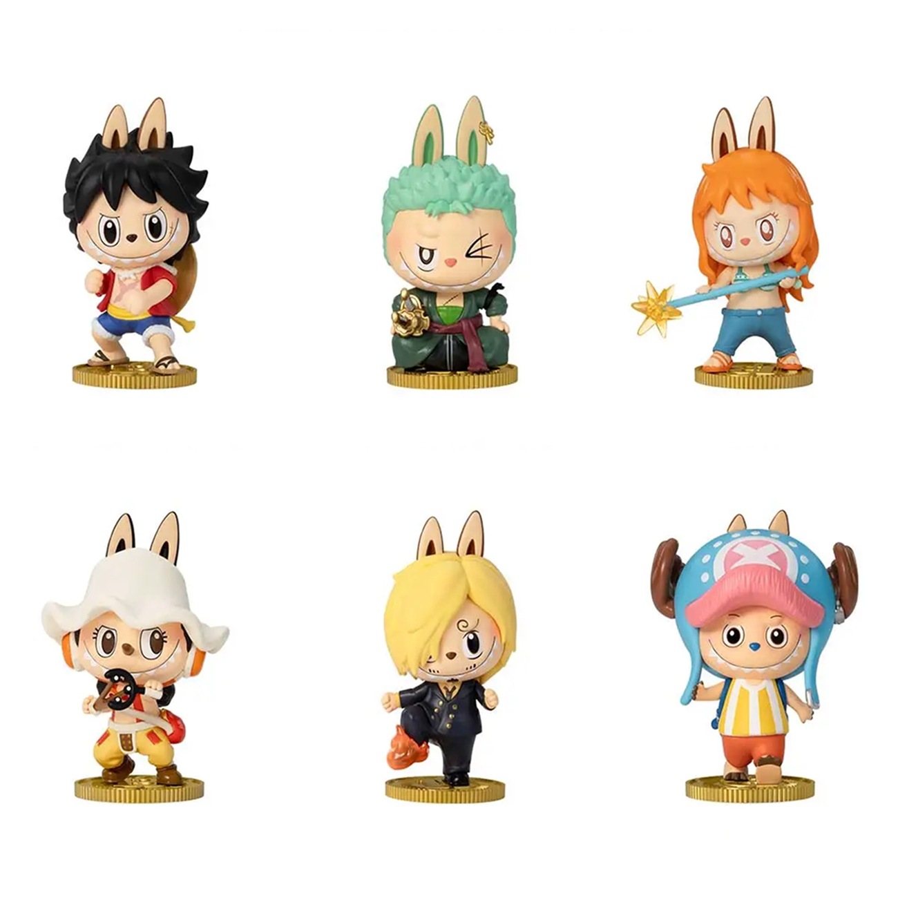 公式正規品POP MART LABUBU THE MONSTERS × ワンピースシリーズモデル ガチャポン ブラインドボックス フィギュアモデル サプライズギフト