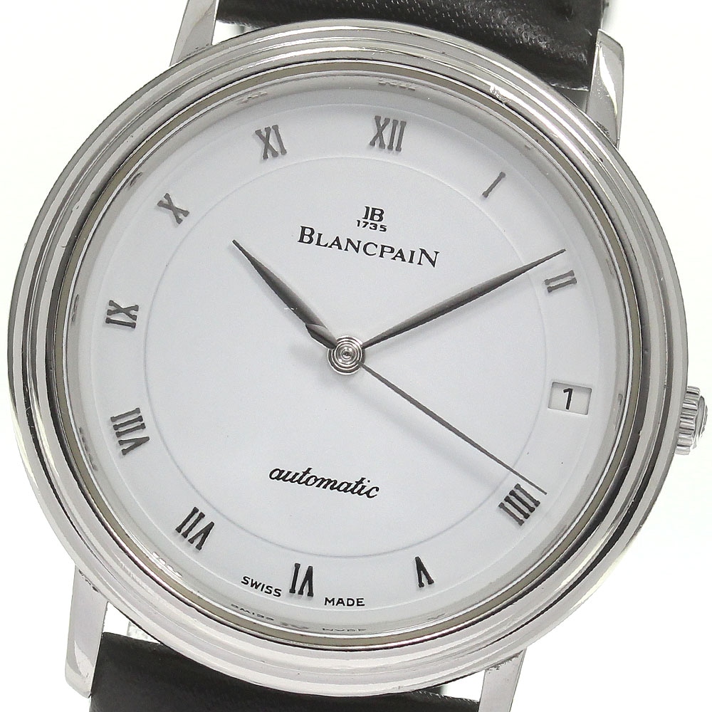 ブランパン Blancpain PT950 デイト 自動巻き メンズ 保証書付き_817405【中古】