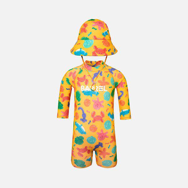 [] トドラーバルーンラッシュスーツイエロー（B6STWRS301YLW）