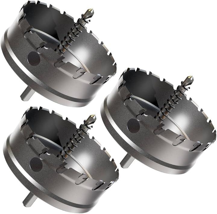 互換品現役電気工事士・大工推薦＆監修超硬 ステンレス ホールソー 穴あけ 電動ドリル ホルソー ホールカッター(100mm)