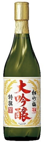 宝酒造 特選 松竹梅 大吟醸 720ml×6本