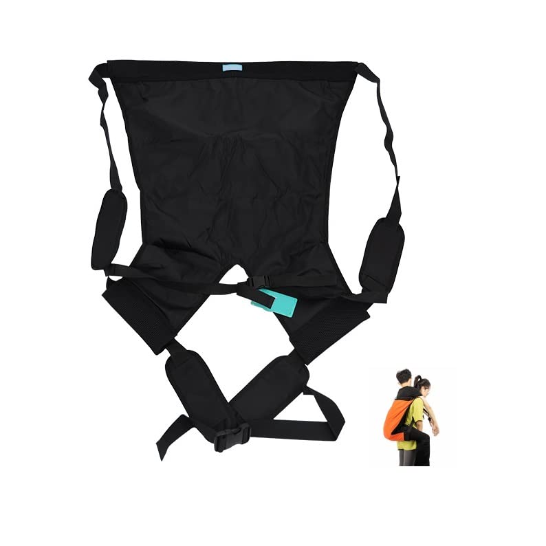 介助ベルト おんぶひも 補助 大人用 耐荷重120kg 介護用移乗ベルト おんぶ担架 防災 救援 コ