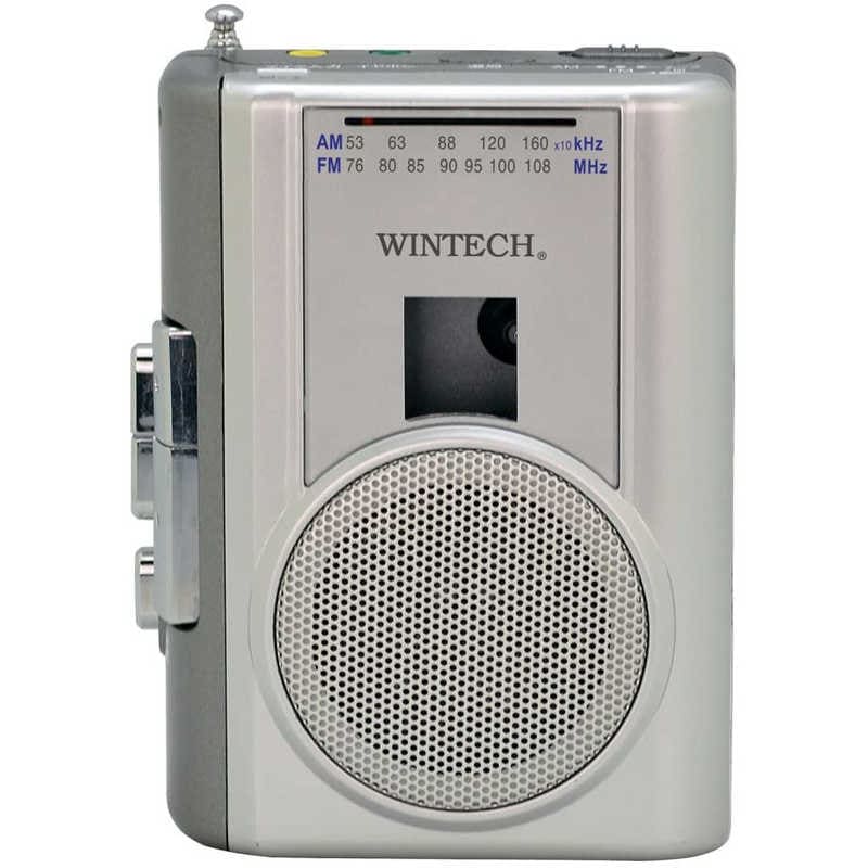 WINTECH　ラジオ付きカセットテープレコーダー WINTECH　PCT-02RM