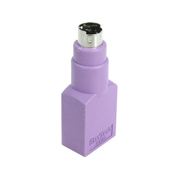 (まとめ)StarTech USBキーボード対応USB-PS/2変換アダプタ USB A(メス)-PS/2(オス) GC46FMKEY 1個10セット