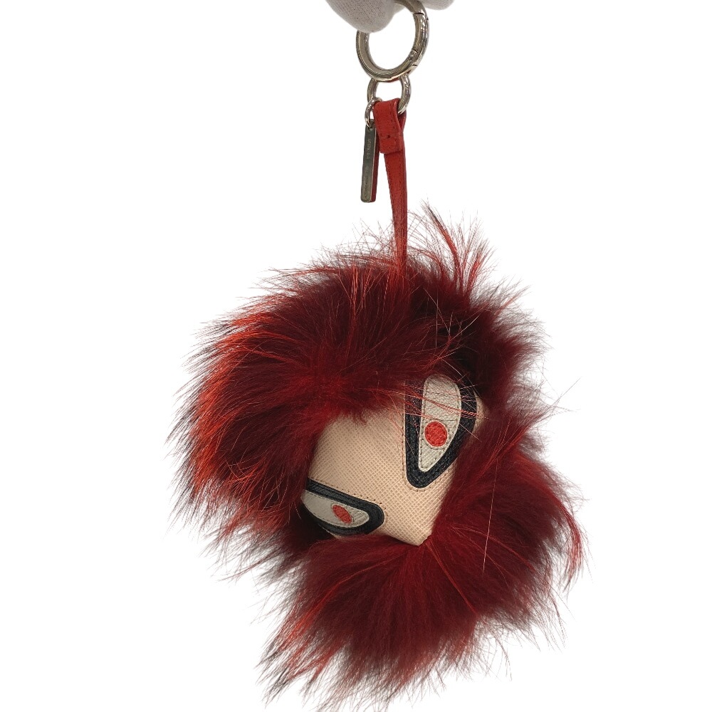 バグズモンスター キーホルダー レザー チャーム レッド ユニセックス ブランド