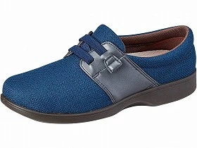 介護靴 らくらくL018 ブルー 24.5 L018