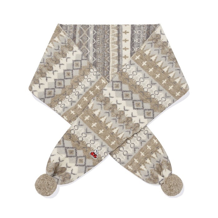 ホンウンチェ着用チェリーボヘミアンポムポムマフラーサンド/韓国の人気ブランド 韓国正規品 韓国の人気商品 韓国ファッション 韓国ジュエリー デイリーアクセサリー SNSで人気 韓国ファッション 韓国