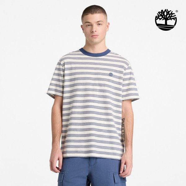 26SS 4ステッチ ストライプ Tシャツ ネイビー A5SUN ADP