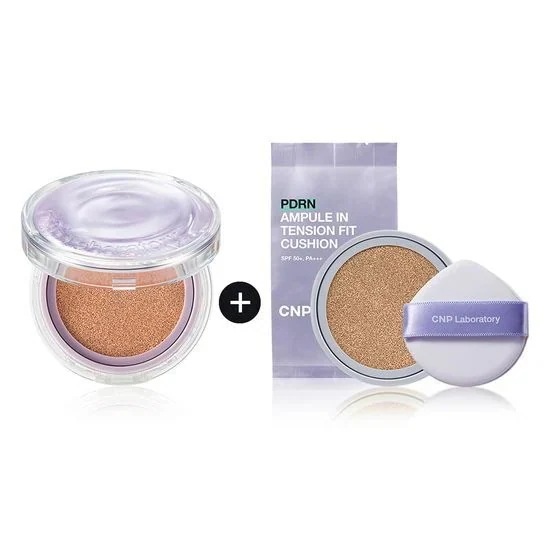 [25SS/New] PDRN アンプル イン テンション フィット クッション 2color(本品+おかわり) #SPF50+ PA+++