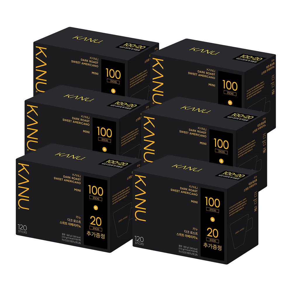 ダークローストスイートアメリカーノ Mini 3g 120本 x 6箱 計720本
