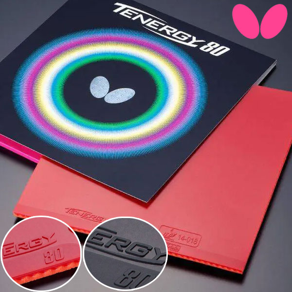 Butterfly バタフライ テナジー・80 05930-278 ブラック 05930-006 レッド タマス卓球 ラバー「TKK」