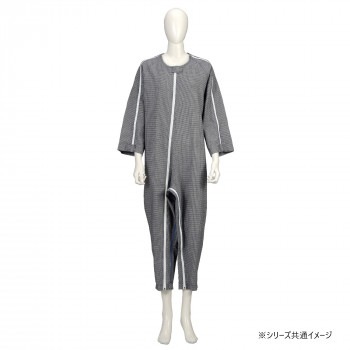 竹虎 ソフトケアねまき厚手 紺 大きいサイズ 105985・LL