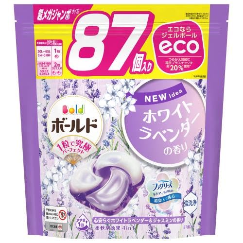 P＆G ジャパン ボールド ジェルボール 4in1 ホワイトラベンダー＆ジャスミン 詰替 87個