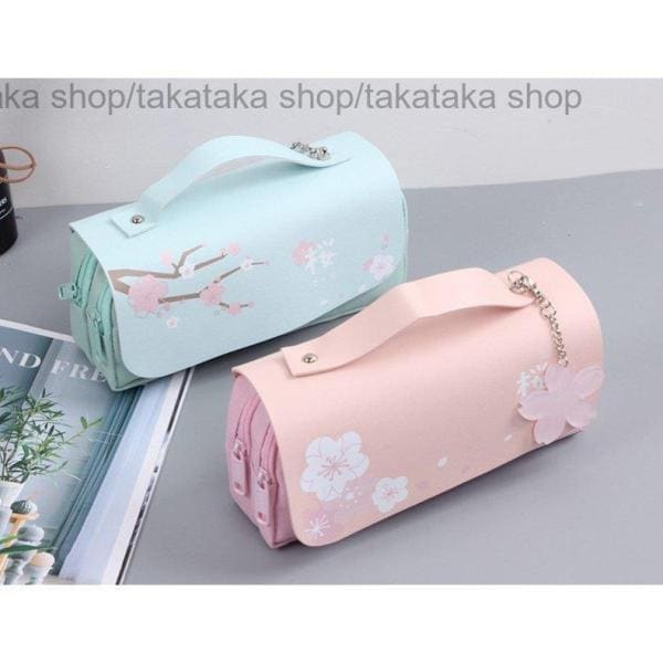 【メガ割】選べる福袋 ペンケース おしゃれ 筆箱 PU 手提げ桜筆箱 便利 大容量 小学校 小学校 中学 高校 女子 社会人用 入学式 ギフト 5,474円