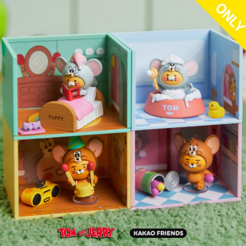 トムとジェリーXコラボ ランダム フィギュア4種