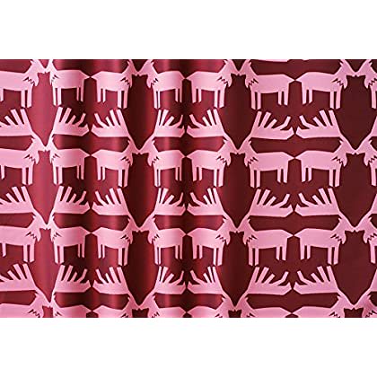 スミノエ 遮光カーテン アカシカ 100135cm エンジ 1枚入 V1267