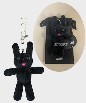 COMFORT ぬいぐるみ型キーホルダー 黒とブルーセット 61eSrE7s2mL._UY350_.jpg