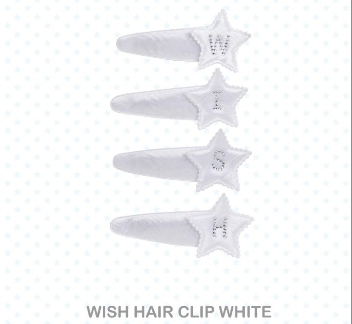 【Shalom x NCT Wish】WISH HAIR CLIP WHITE