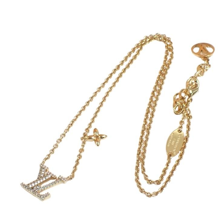 ネックレス LV アイコニック ネックレス M00596 メタル ゴールド系 ペンダント アクセサリー ジュエリー 小物 ブランド ギフト 誕生日プレゼント 女性【本物保証】