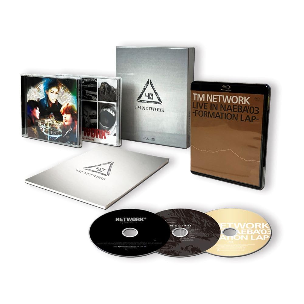 【限定】TM NETWORK 40th Anniversary BOX (初回仕様限定盤)(2CD)(特典:ビジュアルシート4枚セット付) [Blu-ray] [Blu-ray]