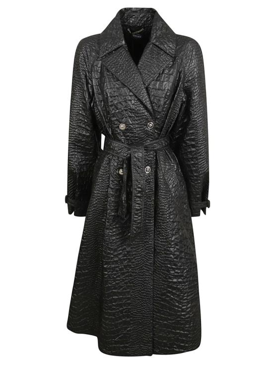 VERSACE Women Coats 10126351A090811B000 Black