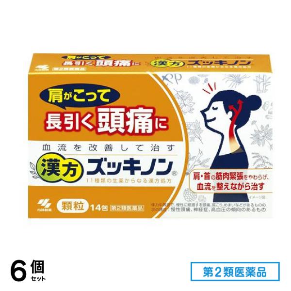 第２類医薬品 小林製薬 漢方ズッキノン 顆粒 14包 6個セット