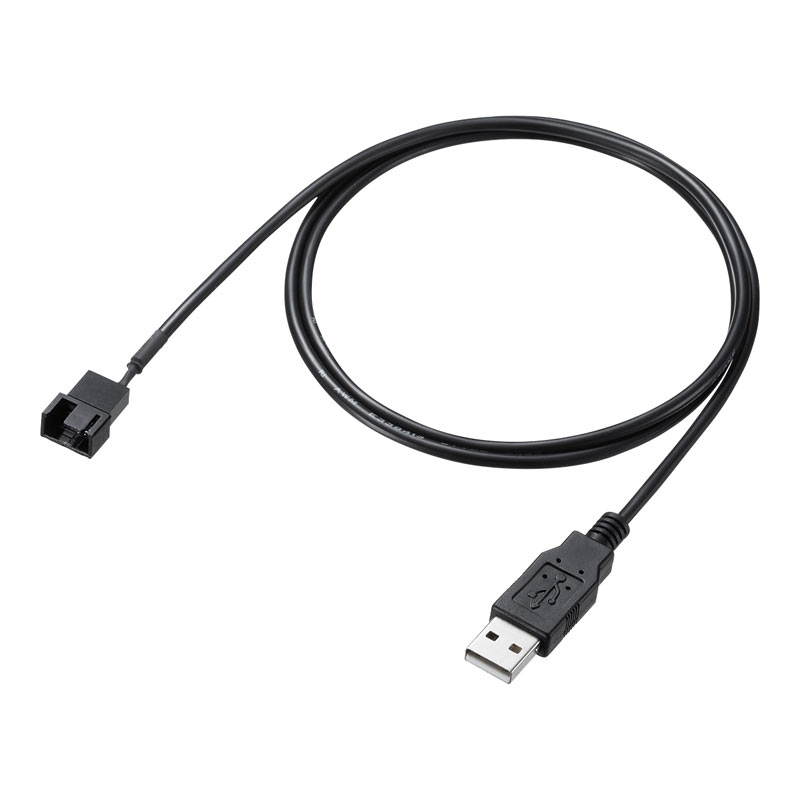 （まとめ買い）ケースファン用USB電源変換ケーブル TK-PWFAN6 [x3]