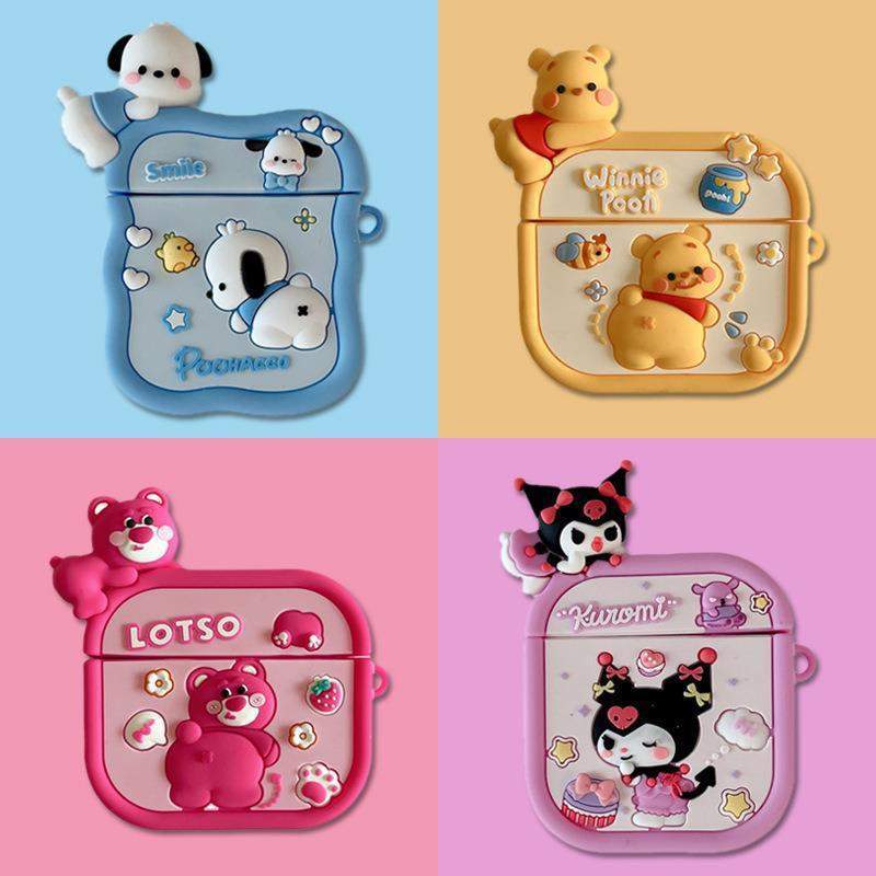 【200点セット】【送料無料】適用アップルairpods保護カバーproクロミ2パシャ犬2世代3世代ワイヤレスイヤホンシリカゲルソフトケース