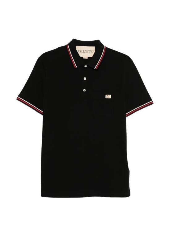 VALENTINO GARAVANI Men Polo Shirts VMH01KAQJ 0NO NERO