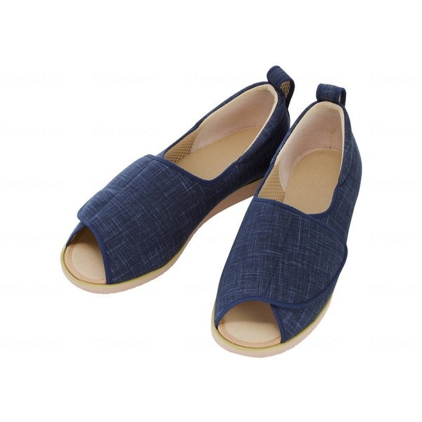 徳武産業 オープン和 なごみ 紺 L 1026 メーカー直送