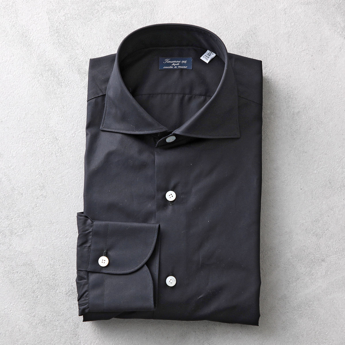 Finamore フィナモレ シャツ SIMONE シモーネ コットン シャツ