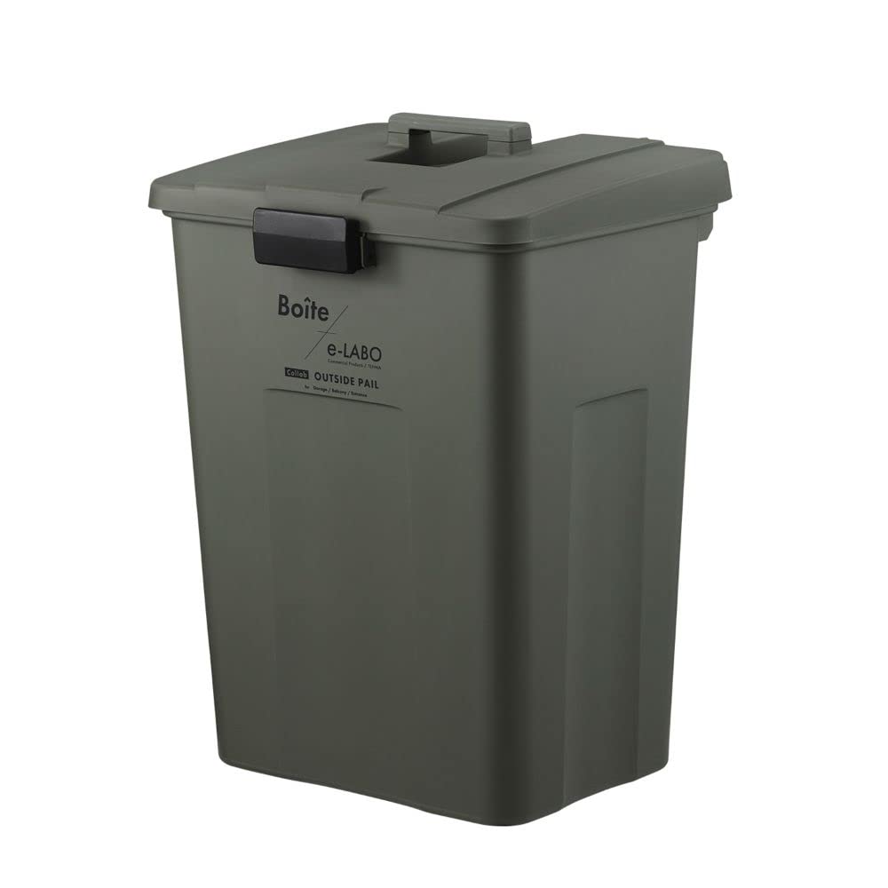 天馬(Tenma) Boite e-LABO タッチオープンペール 70L カーキ