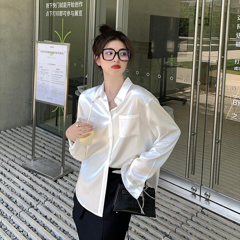 シフォン ブラウス 長袖 シャツ レディース フォーマル 代 30代 ワイシャツ カーディガン シルクシャツ ビジネス インナー オフィス 通勤